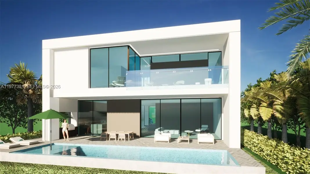 Exterior details and patio area of a home in , North Bay Village (Image 4).