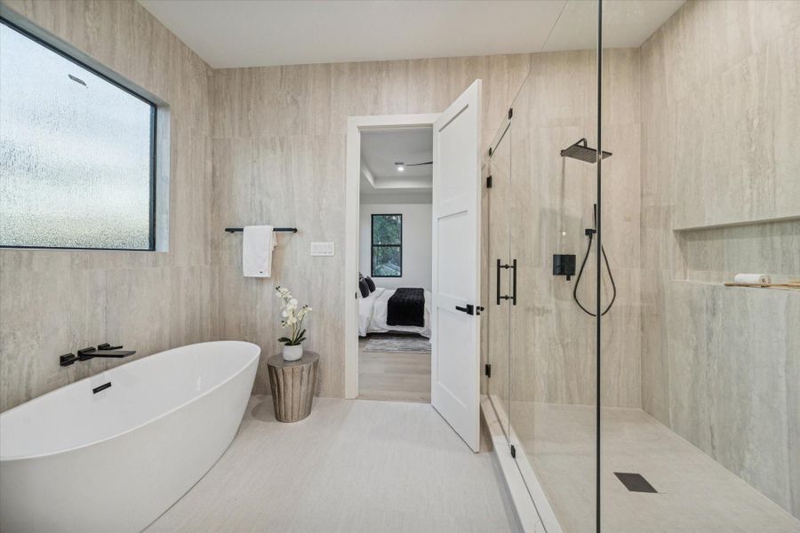 Furnished interior view inside a new home in , Houston (Image 26).