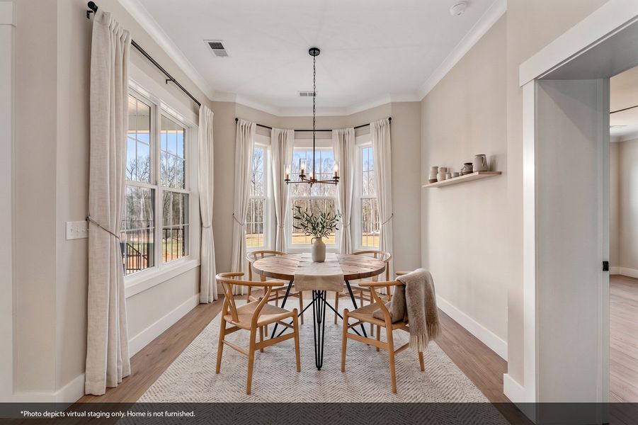 Furnished interior view inside a new home in Walnut Grove, Easley (Image 8).