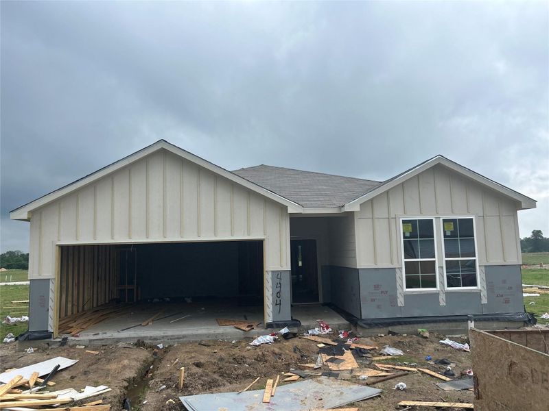 In-progress construction of a new home in Reveille Estates, Bryan, TX (Image 22).