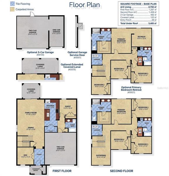 2D floor plan layout of this home in , St. Cloud, FL (Image 4). 2D floor plan layout of this home in , St. Cloud, FL (Image 4).