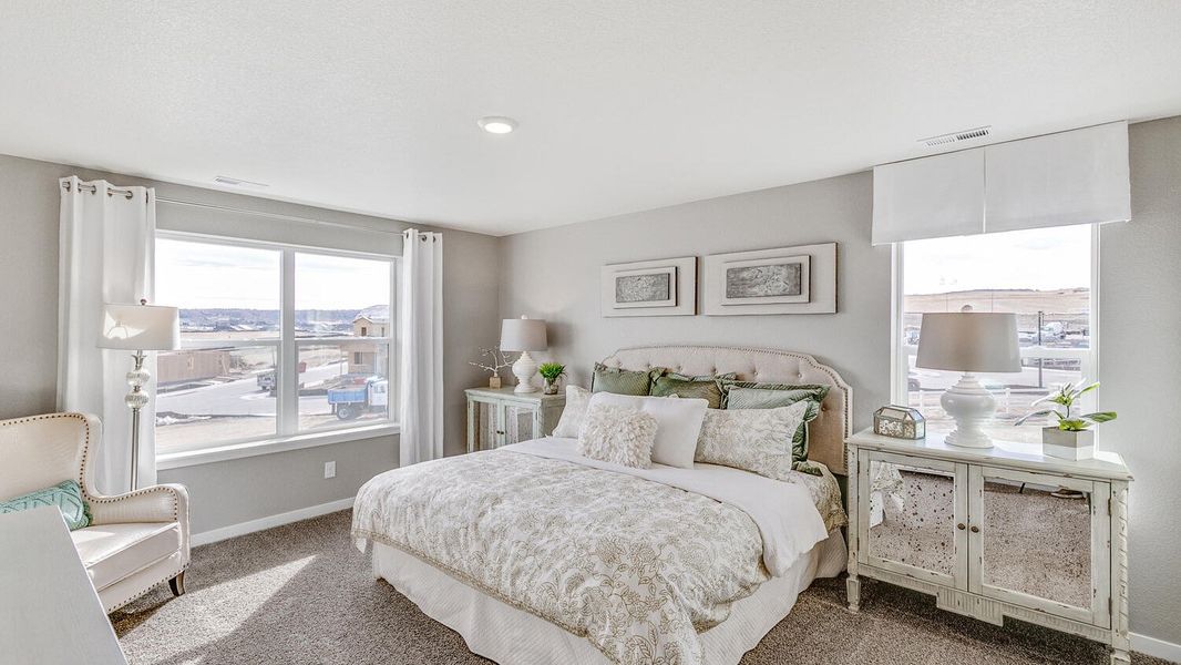Furnished interior view inside a new home in Lakeside Canyon, Mead (Image 17).