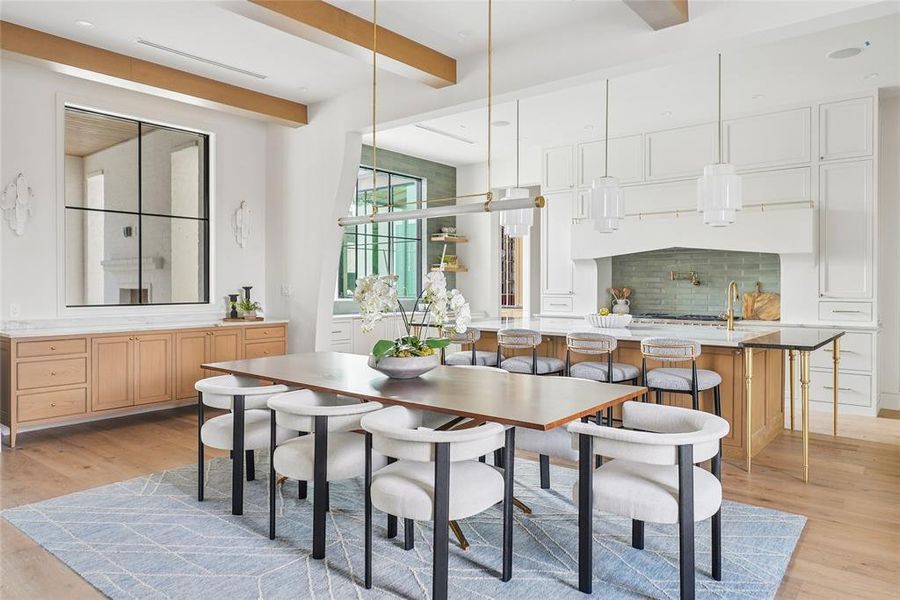 Furnished interior view inside a new home in , Dallas (Image 36).