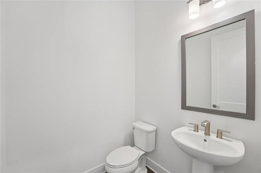 Furnished interior view inside a new home in Sterling Pointe, Cumming (Image 15).