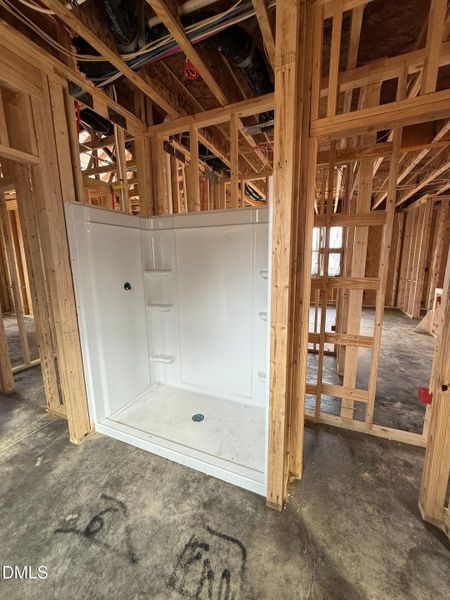 Lot 37 primary walk in shower