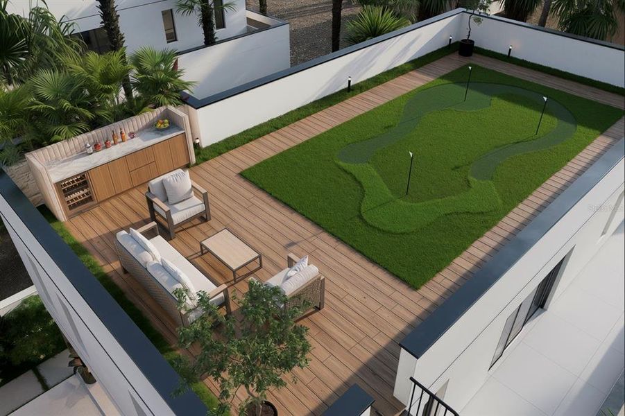 Exterior details and patio area of a home in , Sarasota (Image 26).