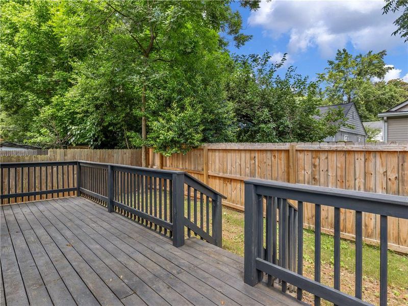 Exterior details and patio area of a home in , Atlanta (Image 3).