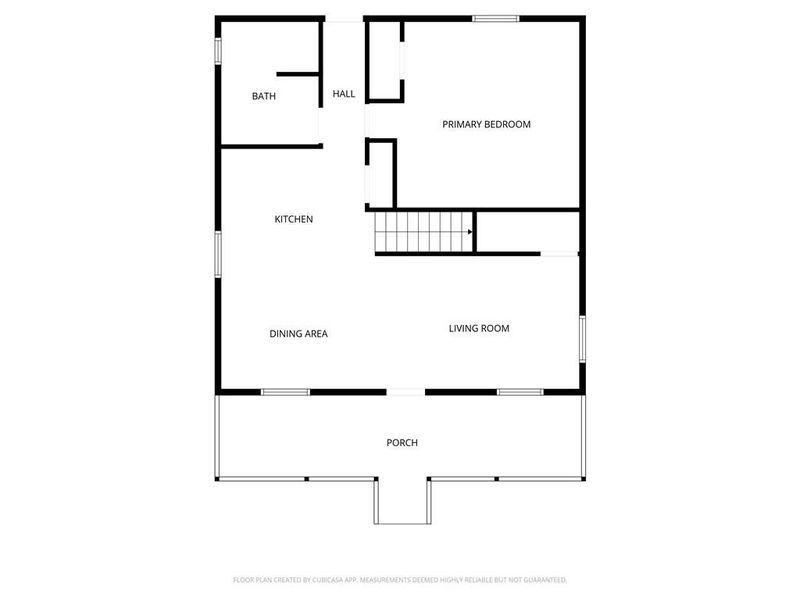 2D floor plan layout of this home in , Toccoa, GA (Image 3).