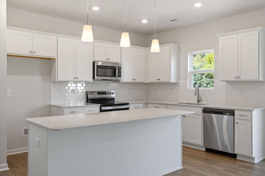 Furnished interior view inside a new home in Cambridge Reserve, Angier (Image 8).