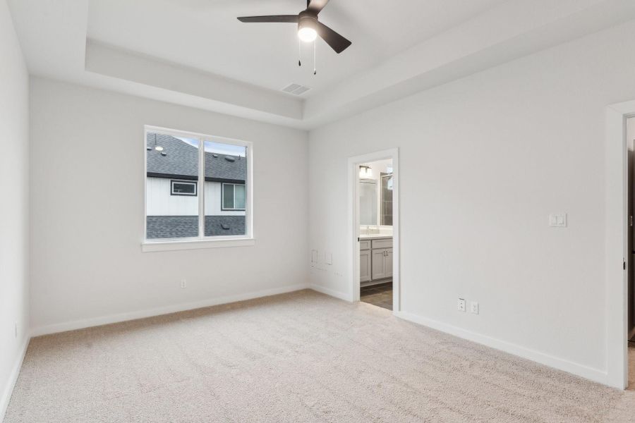 Spacious, unfurnished interior of a new home in Townhomes at Gattis, Round Rock (Image 23).