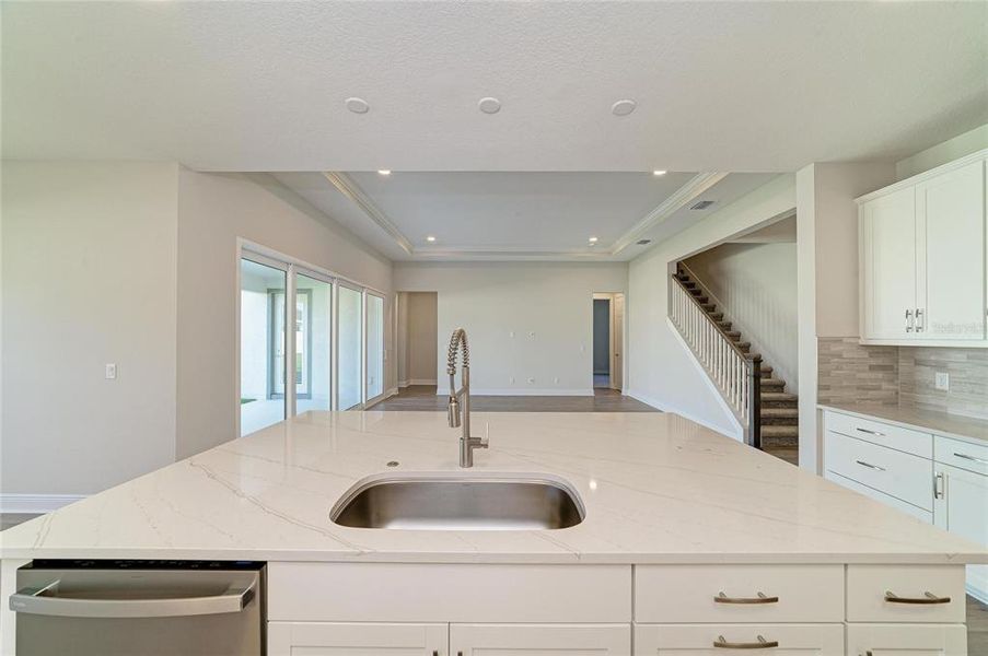 Close-up of interior finishes inside a home in Pasadena Woods, Wesley Chapel (Image 17).