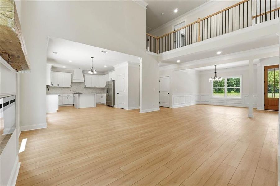 Spacious, unfurnished interior of a new home in , Douglasville (Image 16). Spacious, unfurnished interior of a new home in , Douglasville (Image 16).