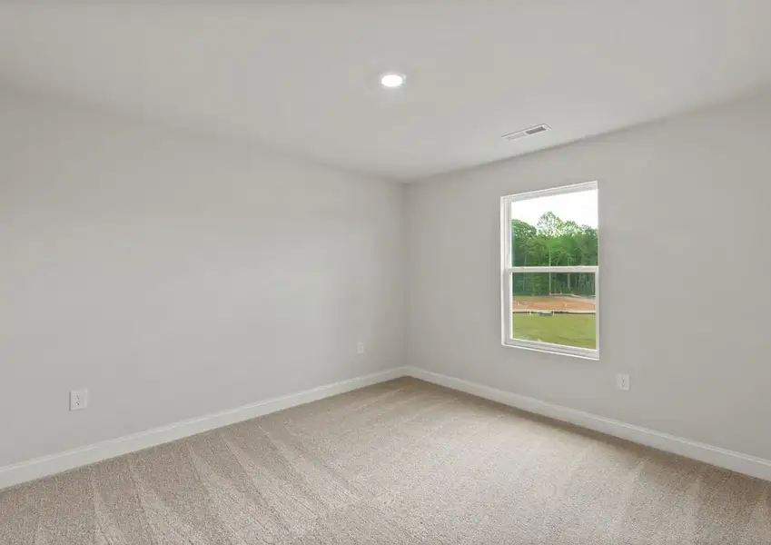Each bedroom has its own closet