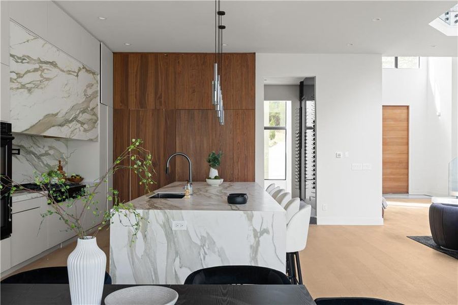 Furnished interior view inside a new home in , Atlanta (Image 35).