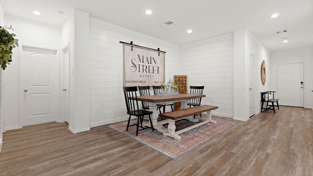 Furnished interior view inside a new home in Porters Mill, New Caney (Image 14).