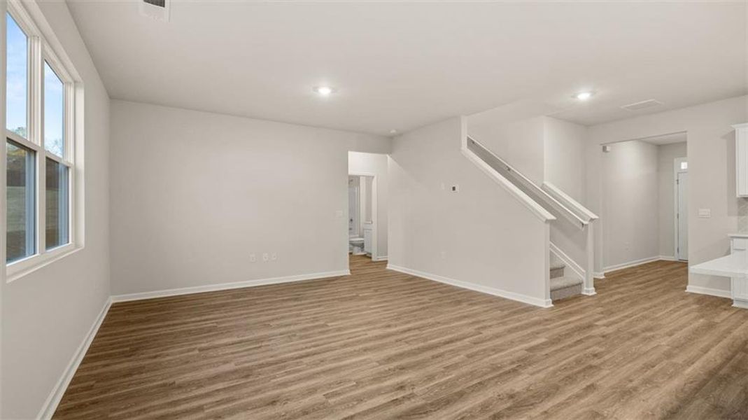 Spacious, unfurnished interior of a new home in Brooks Station, Dacula (Image 15).