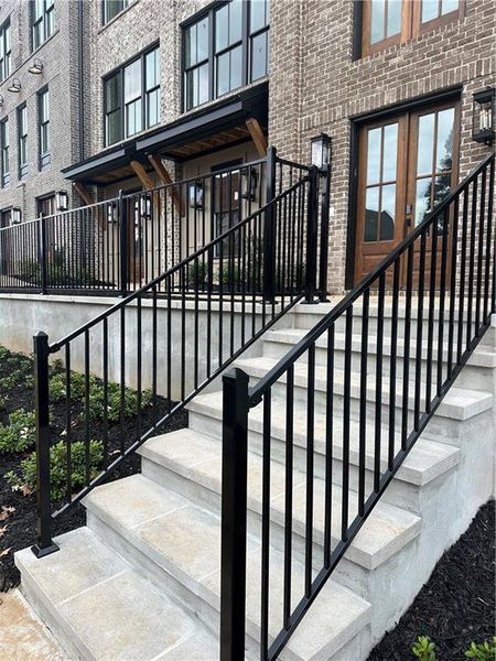 Exterior details and patio area of a home in , Cartersville (Image 6). Exterior details and patio area of a home in , Cartersville (Image 6).