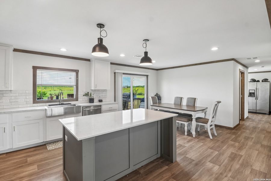 Furnished interior view inside a new home in , Jourdanton (Image 9).