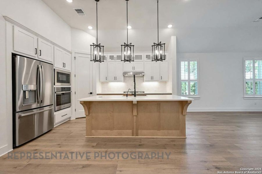 Furnished interior view inside a new home in Davis Ranch: 45ft. lots, San Antonio (Image 6).
