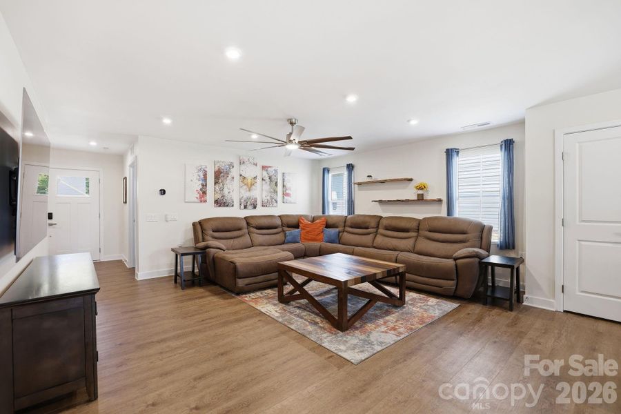 Large and open living room