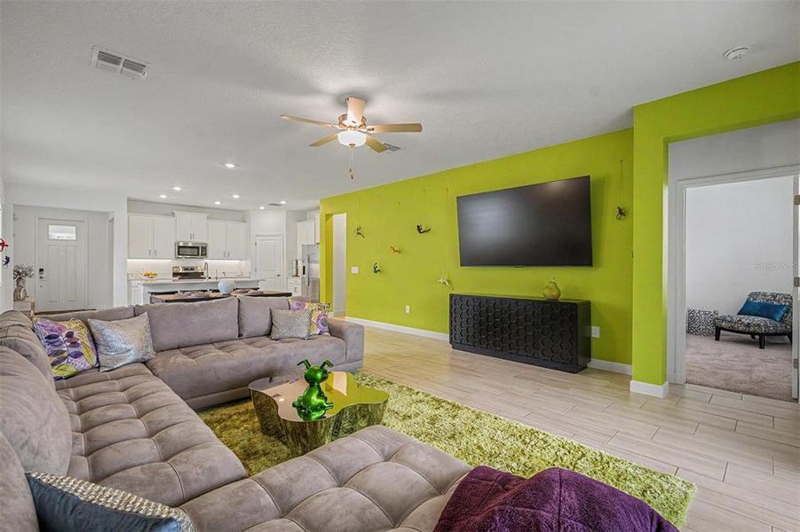 Furnished interior view inside a new home in Mirada Active Adult, San Antonio (Image 18).