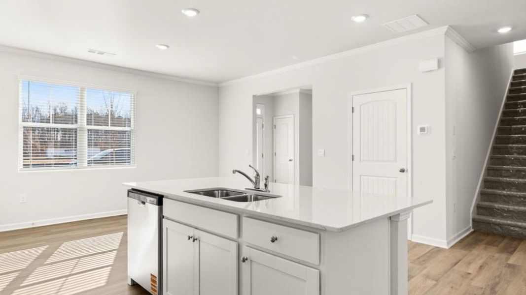 Furnished interior view inside a new home in Braselton Village, Braselton (Image 3).