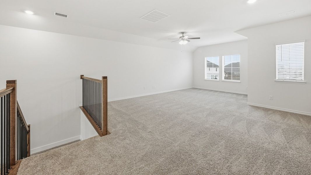 Spacious, unfurnished interior of a new home in Lilybrooke at Legacy Hills, Celina (Image 19). Spacious, unfurnished interior of a new home in Lilybrooke at Legacy Hills, Celina (Image 19).