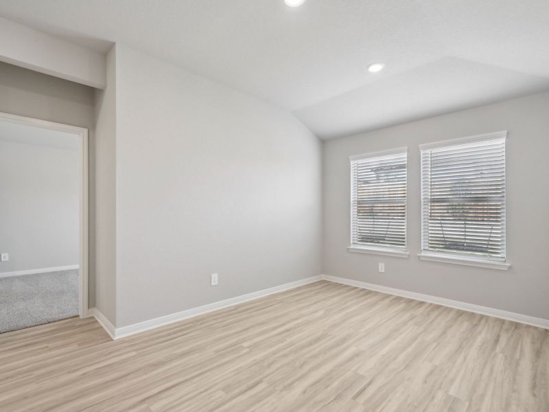 Dining room in the Briscoe floorplan at a Meritage Homes community. Dining room in the Briscoe floorplan at a Meritage Homes community.