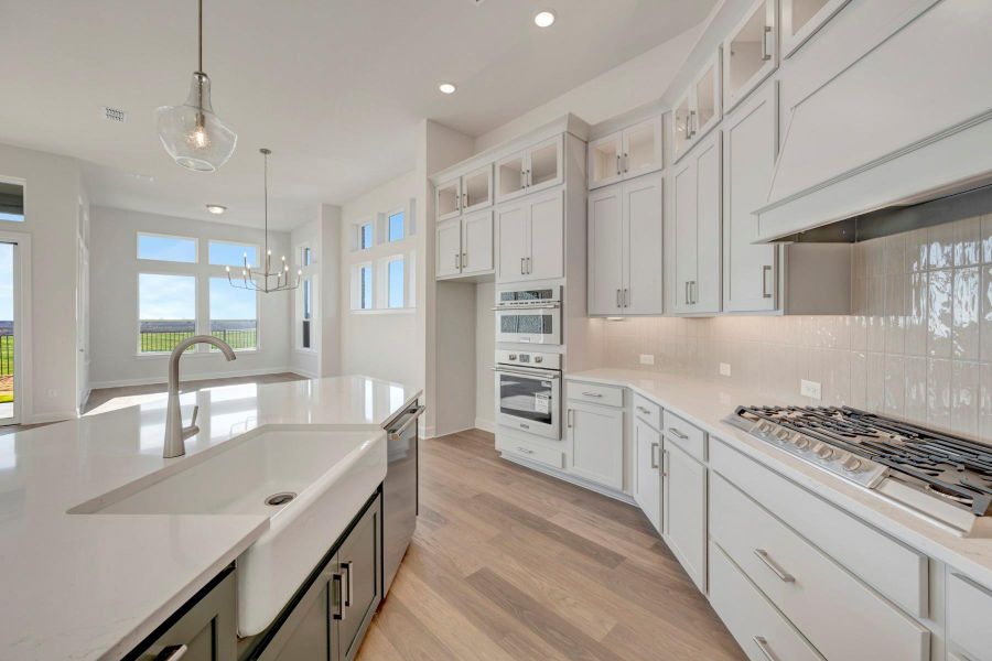 Furnished interior view inside a new home in Brookewater 55’ Homesites, Rosenberg (Image 11).