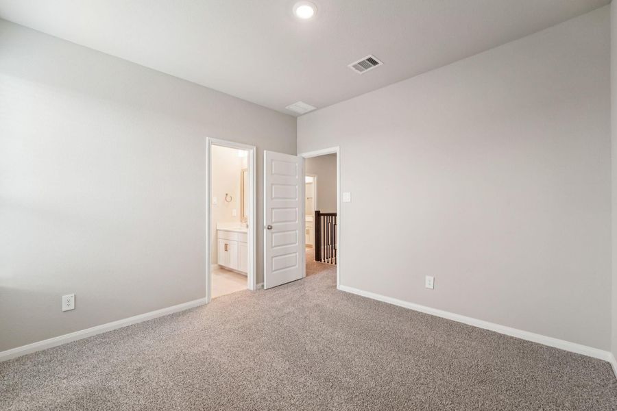 Spacious, unfurnished interior of a new home in Spring Brook Village - Luxe Series, Houston (Image 42). Spacious, unfurnished interior of a new home in Spring Brook Village - Luxe Series, Houston (Image 42).