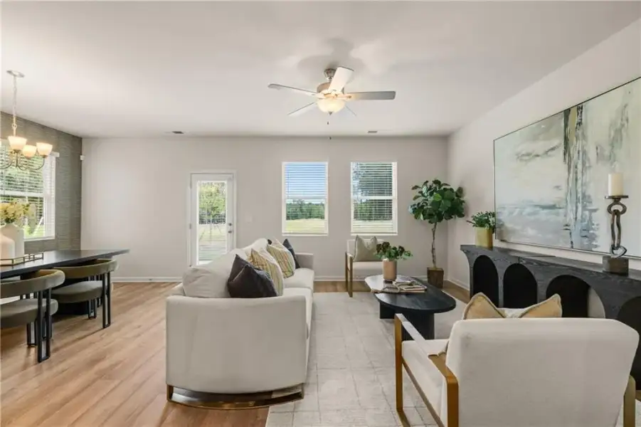 Furnished interior view inside a new home in Walden Park – The Retreat, Jonesboro (Image 17).