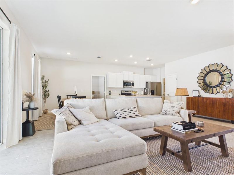 Furnished interior view inside a new home in , Ocala (Image 8).