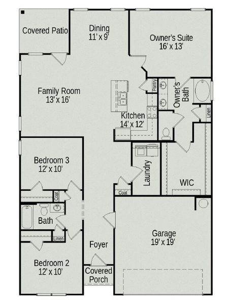 2D floor plan layout of this home in Hampshire Hills, Columbia, TN (Image 2). 2D floor plan layout of this home in Hampshire Hills, Columbia, TN (Image 2).