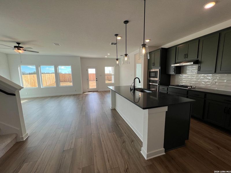 Furnished interior view inside a new home in Nopal Valley, San Antonio (Image 6).