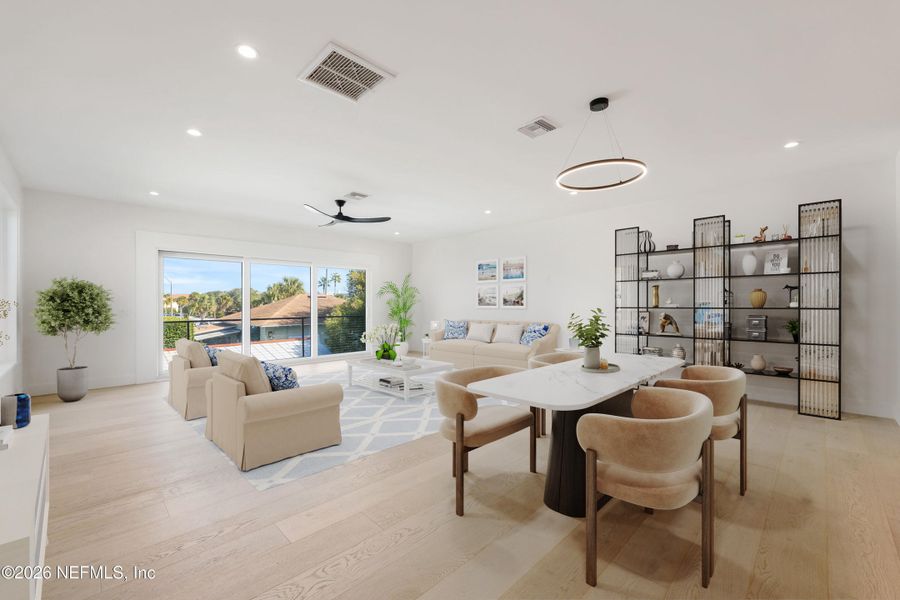 Furnished interior view inside a new home in , Jacksonville Beach (Image 4).