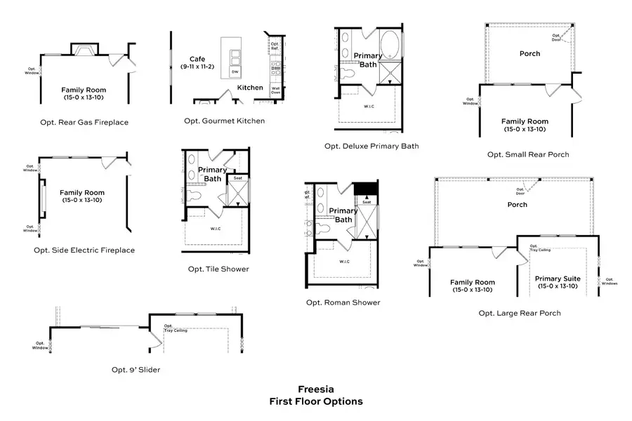 2D floor plan layout for the Freesia by DRB Homes in Chandler Run, Durham, NC (Image 4). 2D floor plan layout for the Freesia by DRB Homes in Chandler Run, Durham, NC (Image 4).