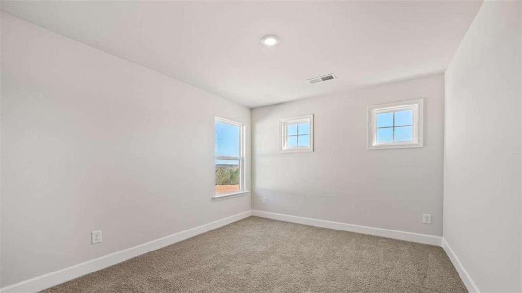 Spacious, unfurnished interior of a new home in Heritage Pointe, Senoia (Image 24). Spacious, unfurnished interior of a new home in Heritage Pointe, Senoia (Image 24).