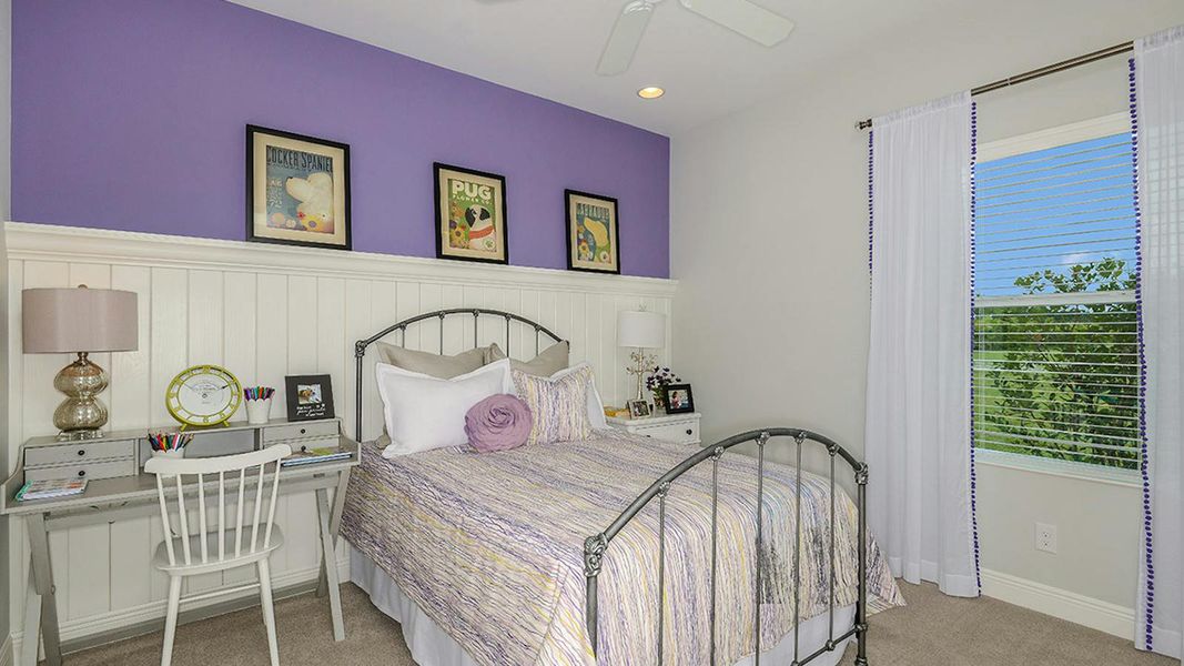 Furnished interior view inside a new home in SkySail Real Estate and Homes for Sale in Naples, FL - Neal Communities, Naples (Image 10).