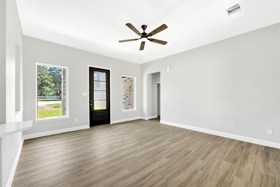 Spacious, unfurnished interior of a new home in , New Caney (Image 13). Spacious, unfurnished interior of a new home in , New Caney (Image 13).