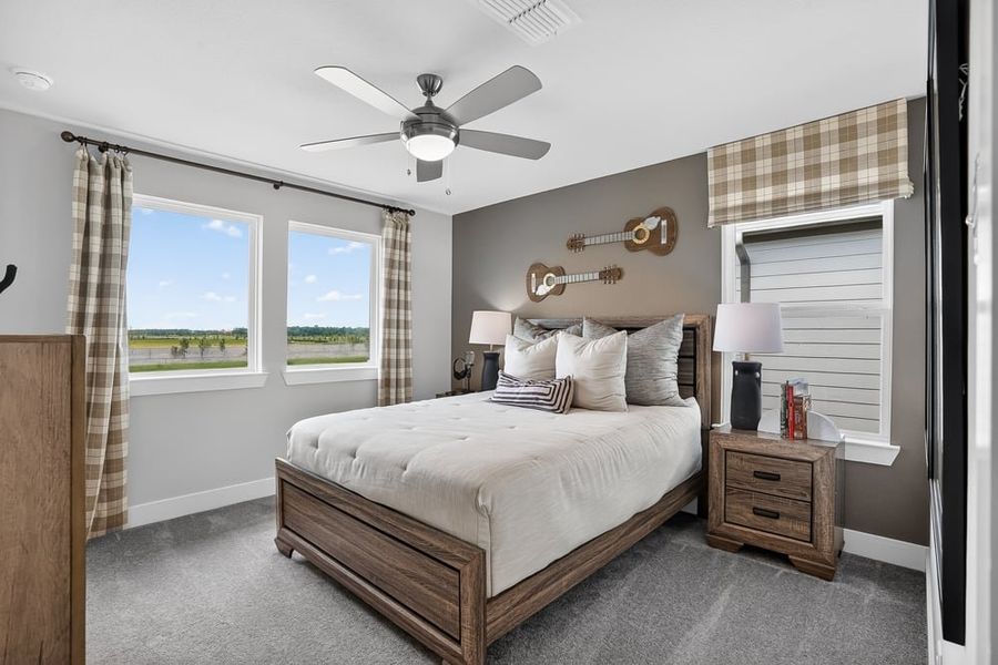 Representative furnished interior of a home built from the Paige by Taylor Morrison in Ryehill, Rosenberg (Image 38).