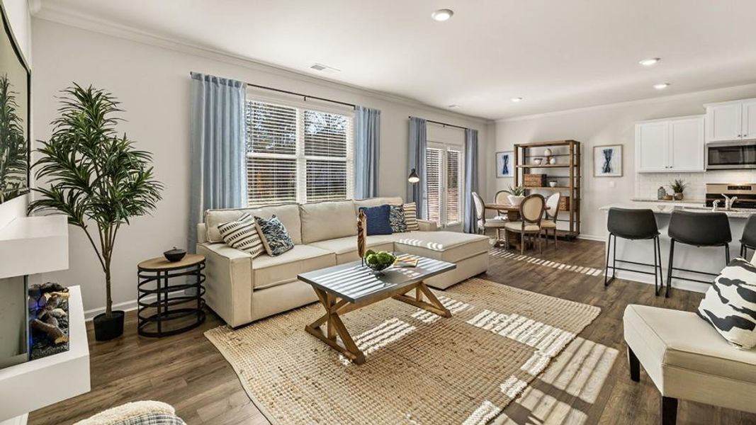 Furnished interior view inside a new home in Thompson Ridge, Dallas (Image 11).