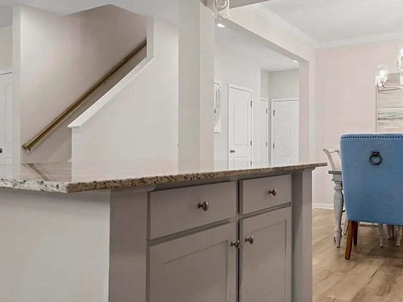 Furnished interior view inside a new home in Providence Station at Trolley Run, Aiken (Image 2).