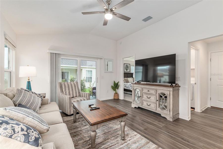 Furnished interior view inside a new home in , The Villages (Image 45).