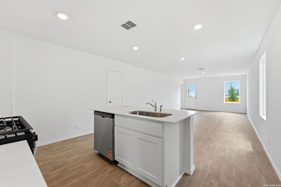 Furnished interior view inside a new home in Blue Ridge Ranch, San Antonio (Image 5).