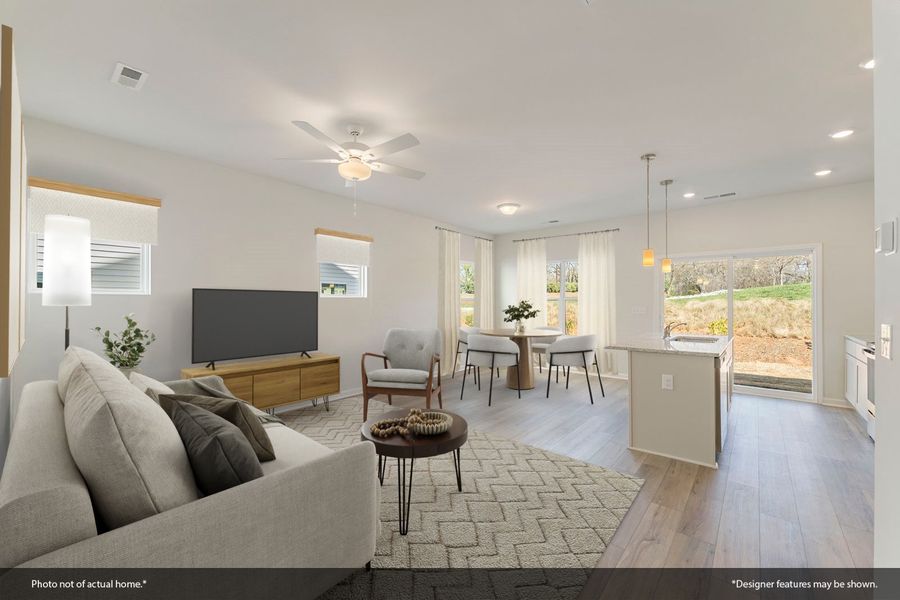 Furnished interior view inside a new home in Edwards Station, Taylors (Image 4).