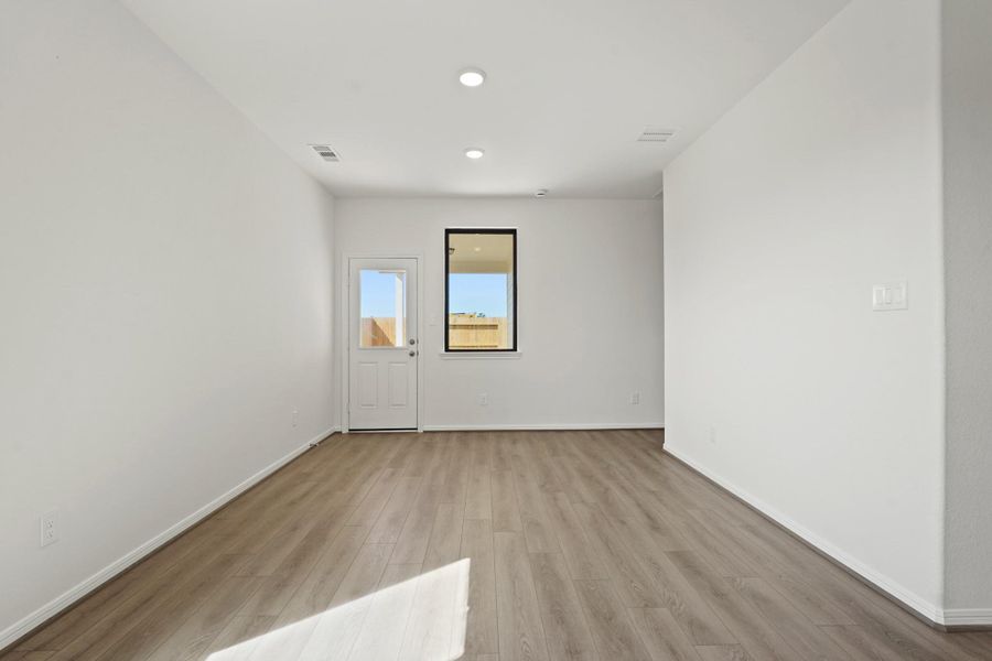 The dining area is a perfect blend of style and functionality, providing an inviting space for memorable meals and gatherings. The dining area is a perfect blend of style and functionality, providing an inviting space for memorable meals and gatherings.