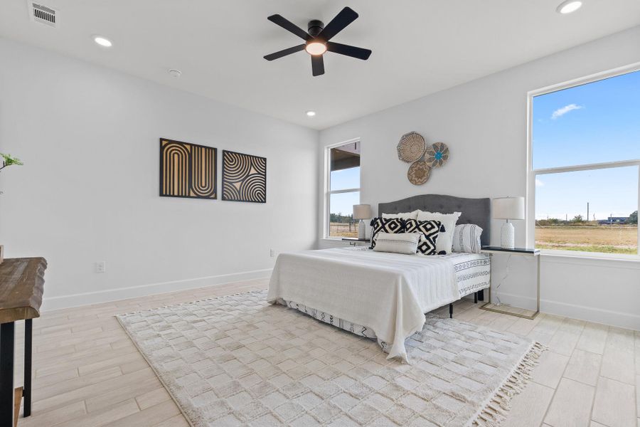 Furnished interior view inside a new home in , McDade (Image 9).