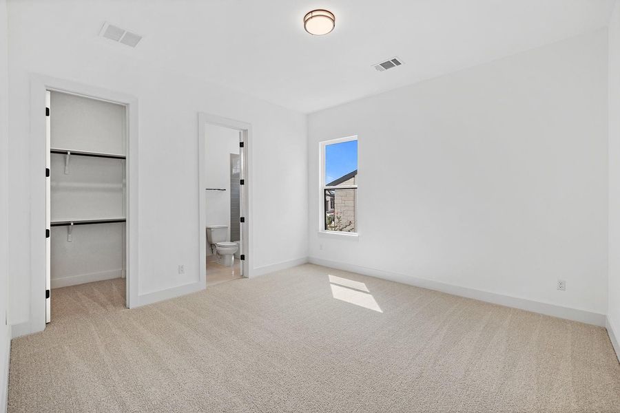 Spacious, unfurnished interior of a new home in Lariat - 80', Liberty Hill (Image 14). Spacious, unfurnished interior of a new home in Lariat - 80', Liberty Hill (Image 14).