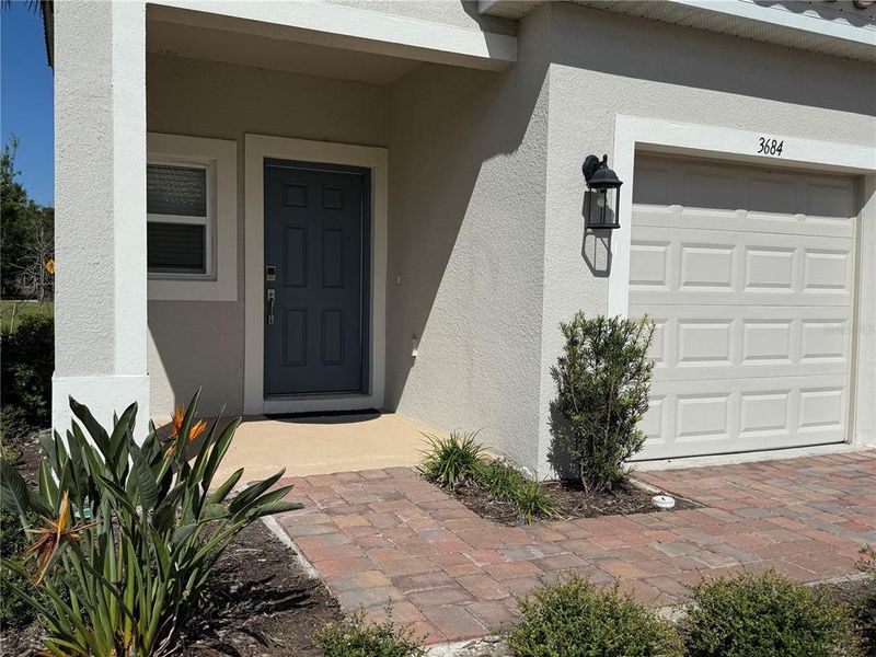 Exterior details and patio area of a home in The Townhomes at Bellalago, Kissimmee (Image 2). Exterior details and patio area of a home in The Townhomes at Bellalago, Kissimmee (Image 2).