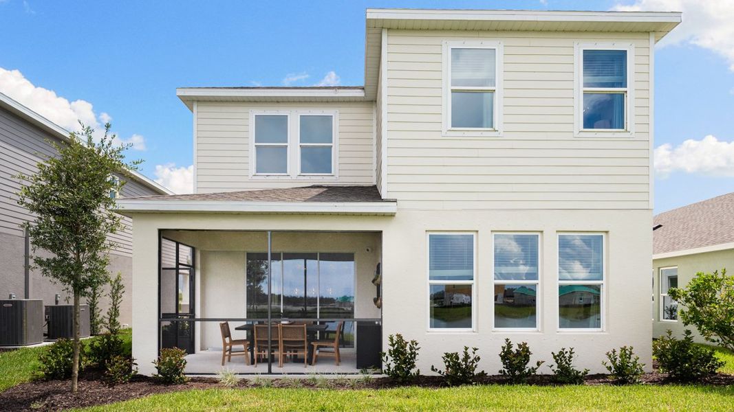Representative exterior photo of a completed home built from the Anastasia by Taylor Morrison in Firethorn, Parrish, FL (Image 23).